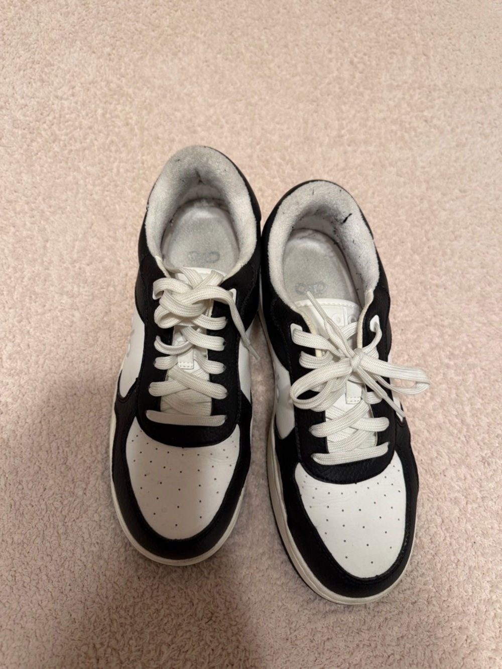 ALO Yoga Black and White Women's Sneakers